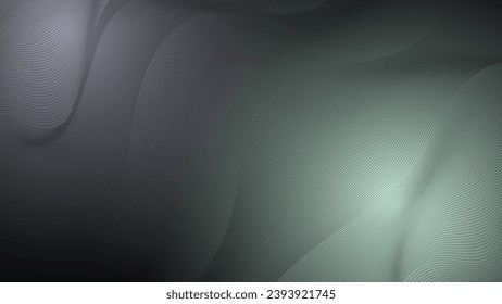 Abstract futuristic silver line curve pattern. Wavy silver line abstract background design with wavy line. Technology concept and Ideal vector graphics for brochures, flyers, magazines, business cards