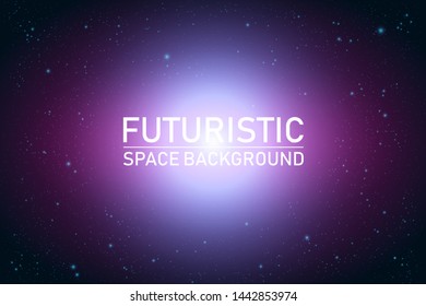 Abstract futuristic space perspective.space universe planet background.vector and illustration.