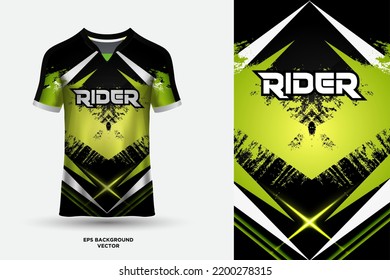 Abstract Futuristic T shirt jersey design suitable for sports, racing, soccer, gaming and e sports vector