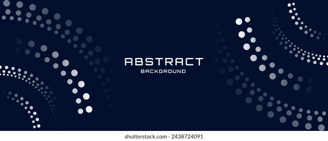 Abstract futuristic tech background for banners, posters, covers, wallpapers, and others. Design with pattern of dots.