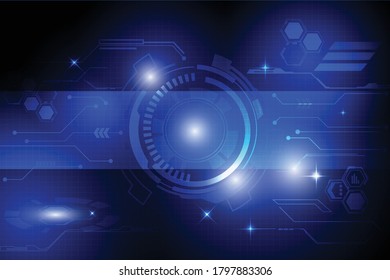 Abstract futuristic tech digital patterns bright background.Digital future concept.Vector illustration.