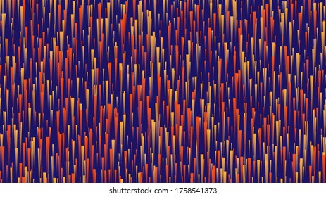 Abstract futuristic technology background with colorful dynamic digital lines ray on dark blue background. Vector illustration.