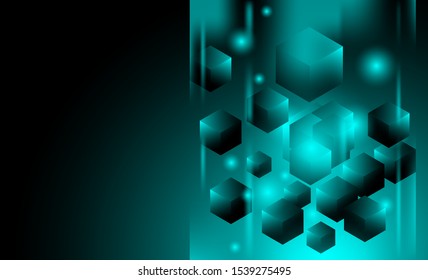 Abstract futuristic technology background. Concept of big data analytical. Vector illustration design.
