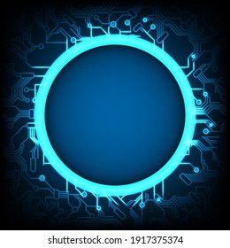 Abstract futuristic technology background, cyber technology security, netwok protection background design, vector illustration