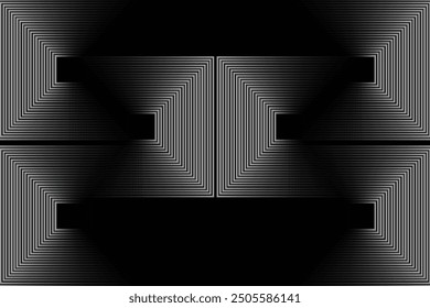 Abstrakte futuristische Technologie. Abstrakter Hintergrund mit dynamischen Linien.