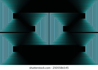 Abstract futuristic technology. Abstract background with dynamic lines.