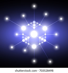 Abstract futuristic technology background. Technology element.
