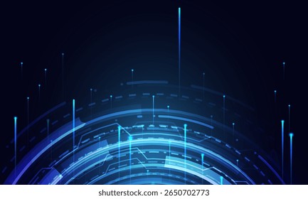Abstractas fondo de tecnología futurista. Diseño de alta tecnología con estética moderna, perfecto para presentaciones, Sitios web y proyectos de interfaz de usuario. Diseño para uso corporativo, interfaz