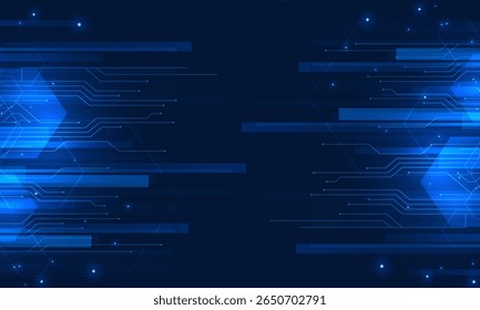 Abstractas fondo de tecnología futurista. Diseño de alta tecnología con estética moderna, perfecto para presentaciones, Sitios web y proyectos de interfaz de usuario. Diseño para uso corporativo, interfaz