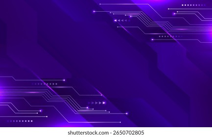 Resumo da tecnologia futurista. Design de alta tecnologia com estética moderna, perfeito para apresentações, sites e projetos de interface de usuário.Design para uso corporativo, interface