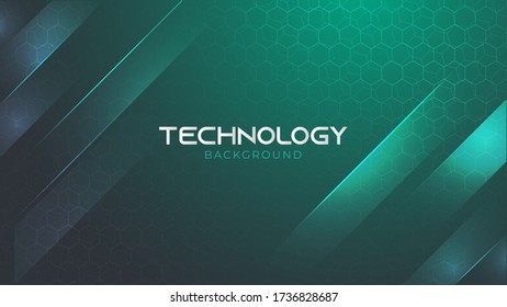 Abstract Futuristic Technology Background. Hi-Tech Design Concepts Suitable for Banners, Posters, Covers, Presentations or Wallpapers