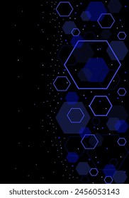 Abstract futuristic technology background pattern with blue 