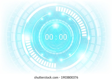 Abstract Futuristic Technology Background. Sci-Fi and engineering concept, Vector illustration background, Backdrop, wallpaper, template.