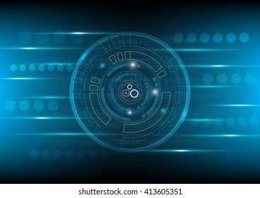 abstract futuristic technology background vector illustration