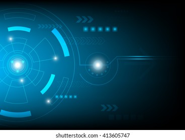 abstract futuristic technology background vector illustration