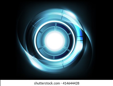 Abstract Futuristic Technology Background, vector