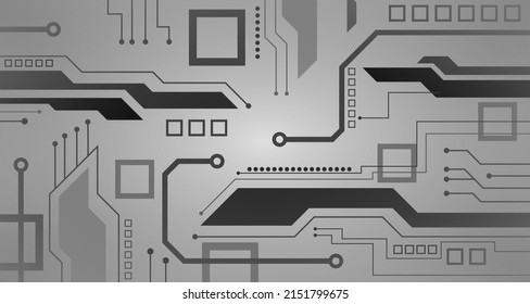 Resumen Comunicación de tecnología futurista Comunicación Concepto Circuito de placa Vector fondo EP.2.concepto de comunicación de alta tecnología innovación ilustración vectorial fondo 