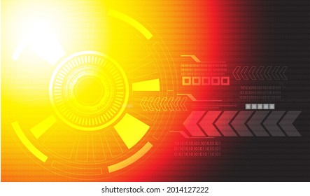 Resumen del concepto de tecnología futurista ilustración vectorial de fondo 