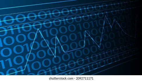 Abstract futuristic technology connection digital data background EP.9.hi-tech communication concept innovation background vector