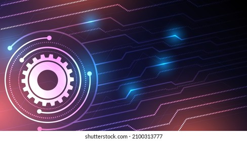 Abstract futuristic technology connection digital data background EP.20.hi-tech communication concept innovation background vector