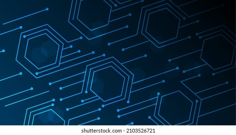 Abstract futuristic technology connection digital data background EP.26.hi-tech communication concept innovation background vector