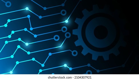Abstract futuristic technology connection digital data background EP.29.hi-tech communication concept innovation background vector