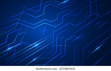 Abstract futuristic technology connection digital data Communication background. Hi-tech innovation background. Visualization and transmission of digital big data, data stream. Technology Vector EPS10