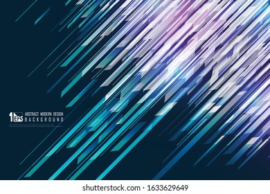 Abstract futuristic technology line pattern with light glitters decorative background. Decorate for ad, poster, artwork, template design, print. illustration vector eps10