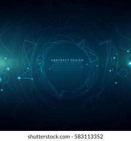 abstract futuristic technology mesh background