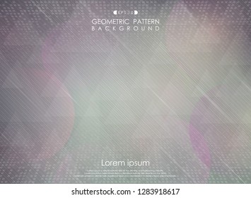 Abstract futuristic technology stripe line colorful pattern of future presentation, vector eps10