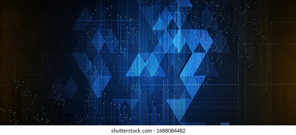 Abstrakter futuristischer Technologie-Stil. Eleganter Hintergrund für Business-Tech-Präsentationen.