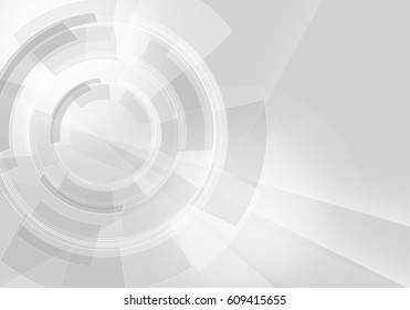 Abstract futuristic technology style,vector illustration.Elegant gray backdrop for business tech presentations.Geometric technology with gear shape for web site and engineering design solutions