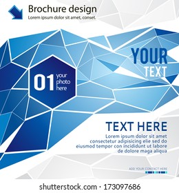 Abstract futuristic technology vector background with circles, lines and shapes 