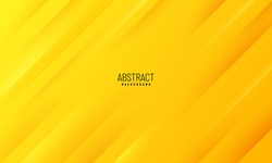 Abstract Futuristic Template Geometric Diagonal Lines On Yellow Orange Background. Modern Tech Concept. You Can Use For Cover Brochure Template, Poster, Banner Web, Print Ad, Etc. Vector Illustration