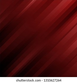 Abstract futuristic template geometric diagonal lines on dark red background. Vector illustration