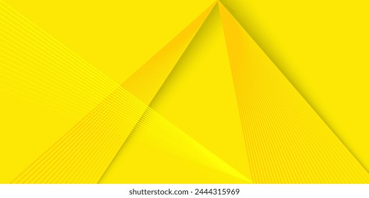 Abstract futuristic template geometric diagonal lines on yellow orange background. Modern tech concept. You can use for cover brochure template, poster, banner web, print ad, etc. Vector illustration