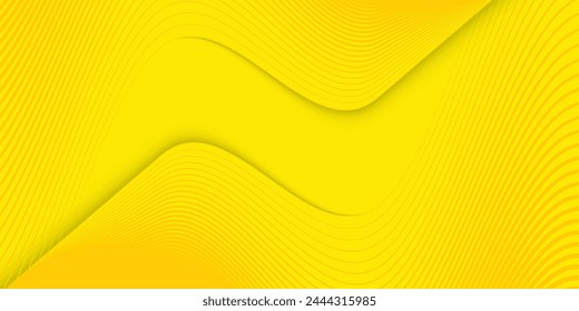 Abstract futuristic template geometric diagonal lines on yellow orange background. Modern tech concept. You can use for cover brochure template, poster, banner web, print ad, etc. Vector illustration