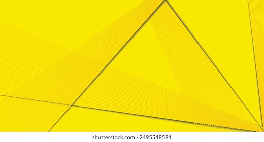 Abstract futuristic template geometric diagonal lines on yellow orange background. Modern tech concept. You can use for cover brochure template, poster, banner