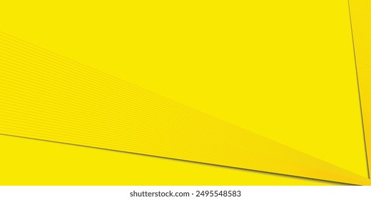 Abstract futuristic template geometric diagonal lines on yellow orange background. Modern tech concept. You can use for cover brochure template, poster, banner