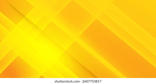Abstract futuristic template geometric diagonal lines on yellow orange background. Modern tech concept. You can use for cover brochure template, poster