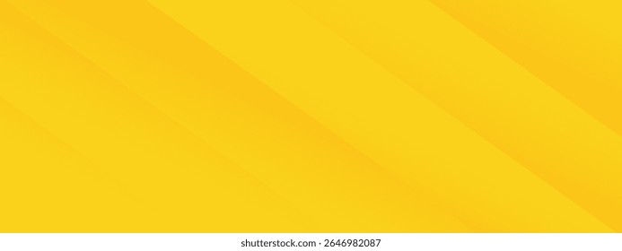 Abstrakte futuristische Vorlage von geometrischen diagonalen Linien auf orangegelbem Hintergrund. Modernes Technologiekonzept. für Broschürenumschlag, Poster, Banner. Vektorgrafik