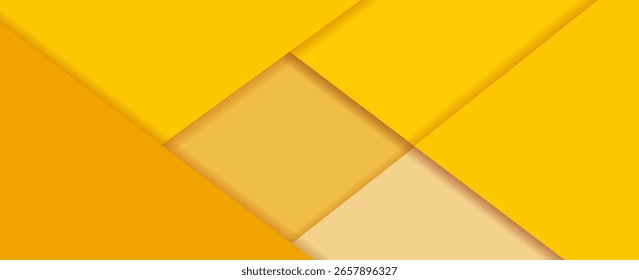 Abstractas líneas diagonales geométricas de Plantilla futurista sobre fondo amarillo naranja. Concepto tecnológico moderno. Usted puede utilizar para la Plantilla del folleto de la cubierta, cartel, Web del Anuncio, anuncio impreso. Vector