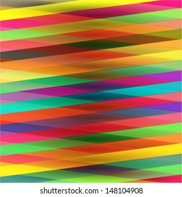 abstract futuristic transparent background with vibrant striped colors