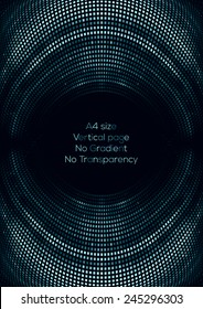 Abstract futuristic vector background, cover design