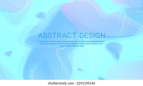 Abstract Futuristic Vector Background with  Dynamic Shapes and Lines. Modern Colorful Gradient Wallpaper. Trendy Digital Design for Your Poster, Banner, Template, Web Page.