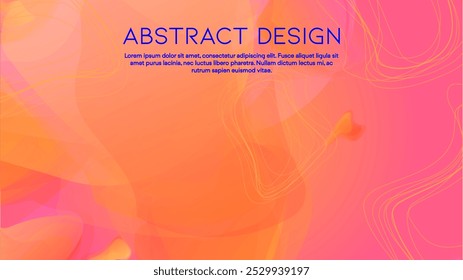 Fondo de Vector futurista Abstractas con Formas y líneas dinámicas. Fondo de pantalla degradado colorido moderno. Diseño digital de moda para su póster, Anuncio, Plantilla, página de Web.