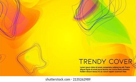 Resumen Fondo vectorial futurista con formas y líneas geométricas. Papel de escritorio moderno de degradado de color. Diseño digital de moda para tu afiche, pancarta, plantilla, página web.