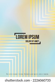 Abstract Futuristic Vector Background with Geometric Shapes and Lines. Modern Colorful Gradient Wallpaper. Trendy Digital Design for Your Poster, Banner, Template, Web Page.