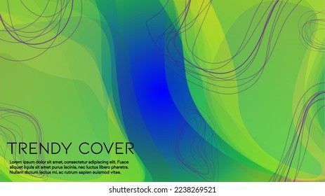 Abstract Futuristic Vector Background with  Geometric Shapes and Lines. Modern Colorful Gradient Wallpaper. Trendy Digital Design for Your Poster, Banner, Template, Web Page.