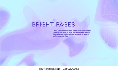 Abstract Futuristic Vector Background with  Geometric Shapes and Lines. Modern Colorful Gradient Wallpaper. Trendy Digital Design for Your Poster, Banner, Template, Web Page.